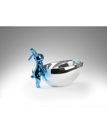CUENCO RABBIT- FIGURA AZUL/PLATA